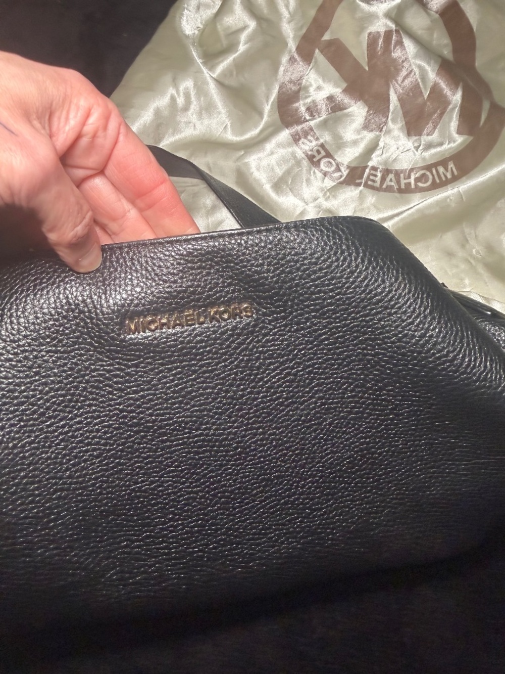 Michael Kors leather hobo